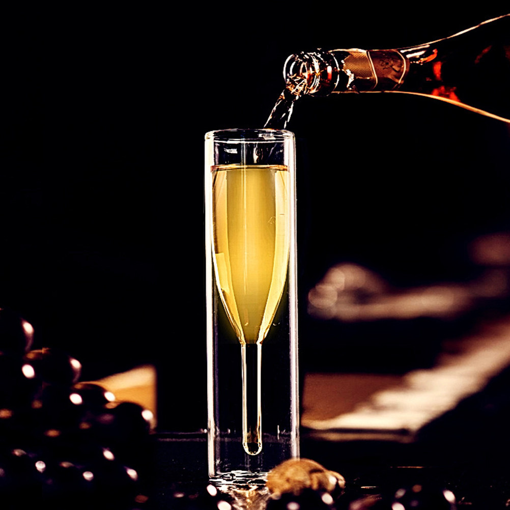 Home Bar Set - طقم كؤوس زجاجية مزدوجة الجدار 100