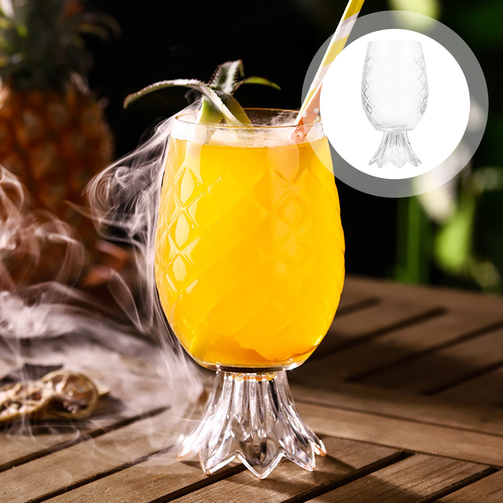 Home Bar Set - طقم أكواب كوكتيل على شكل أناناس