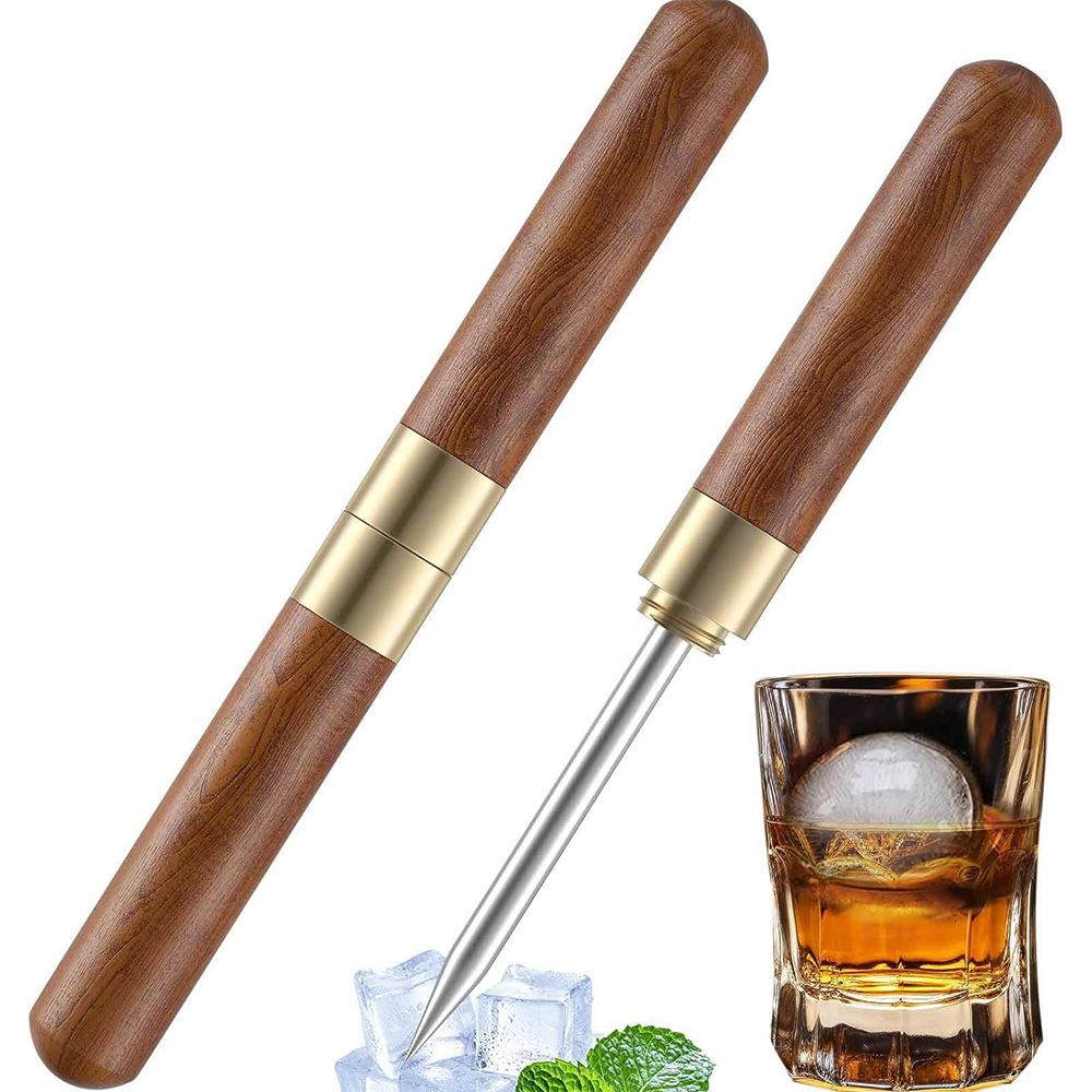 Bitters Bottle Set - معول ثلج LMETJMA مع غطاء ،