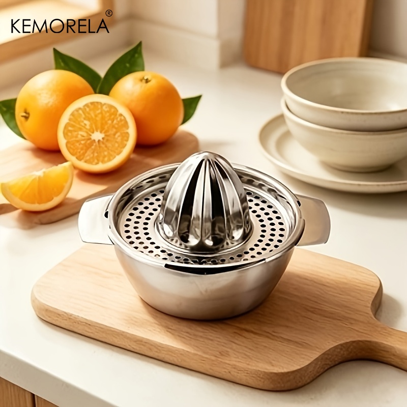 عصارة ليمون يدوية من الفولاذ ا - مراجعة Citrus Juicer Bar وسعره